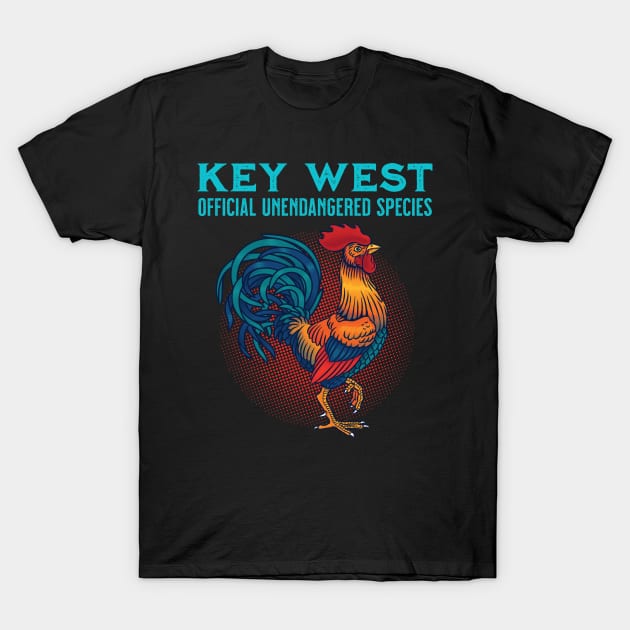 Key West Florida Official Unendangered Species Souvenir T-Shirt by grendelfly73